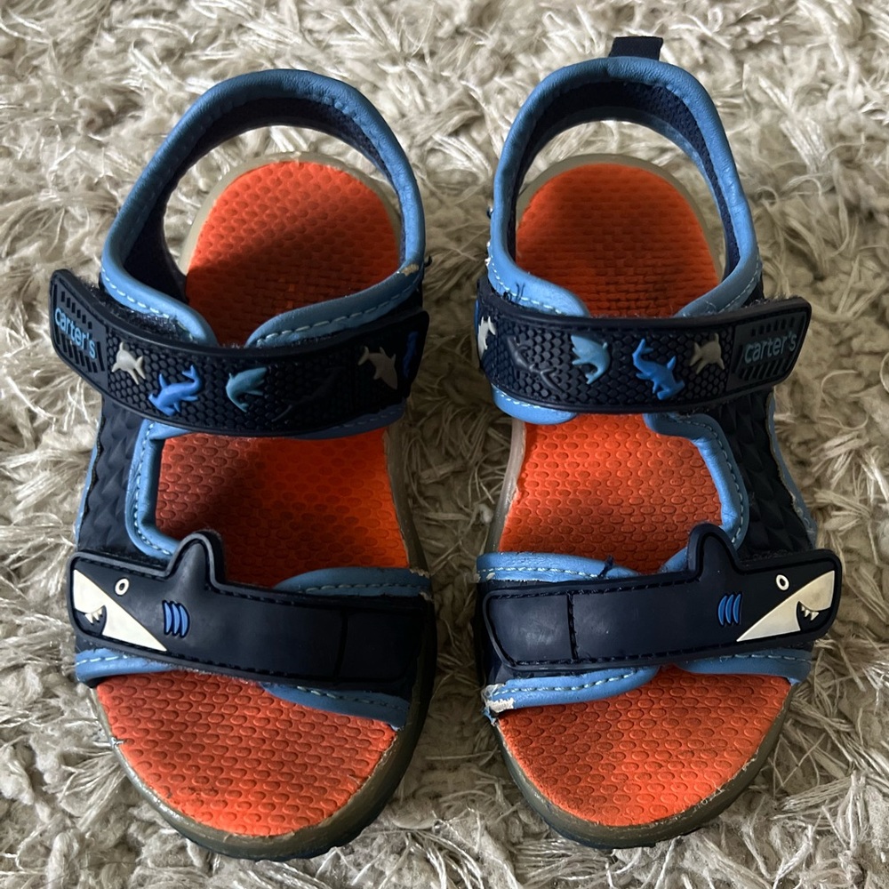 Carters light up sandals size 8